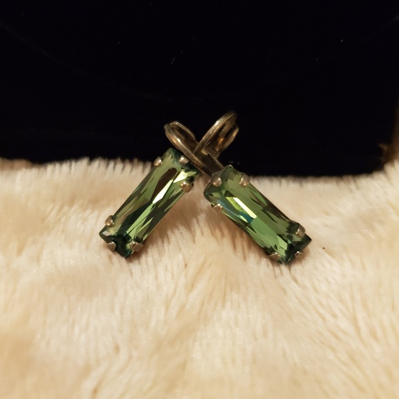 SABIKA FLIRTY BLACK (Emerald Green) Baguette set - Picture 2 of 5